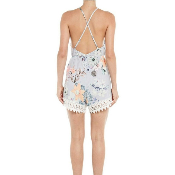 BARDOT SARA PLAYSUIT LACE ROMPER SZ 8M - Picture 2 of 6